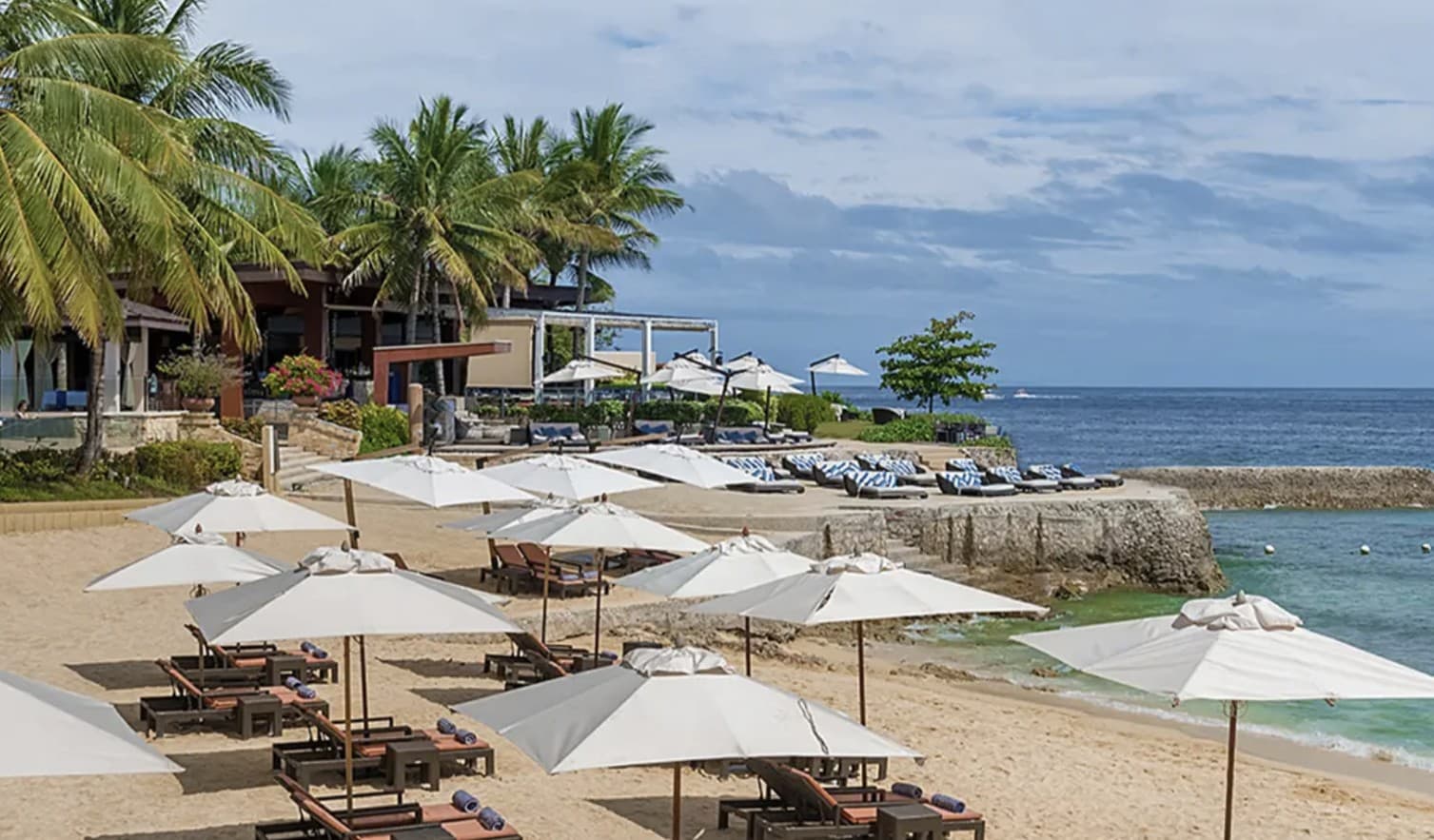infinity pool private beach
